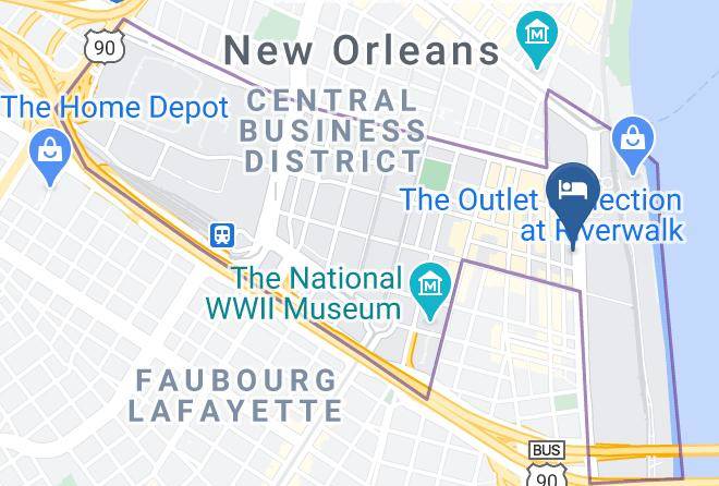 Orleans Par - Omni Riverfront Hotel Maps