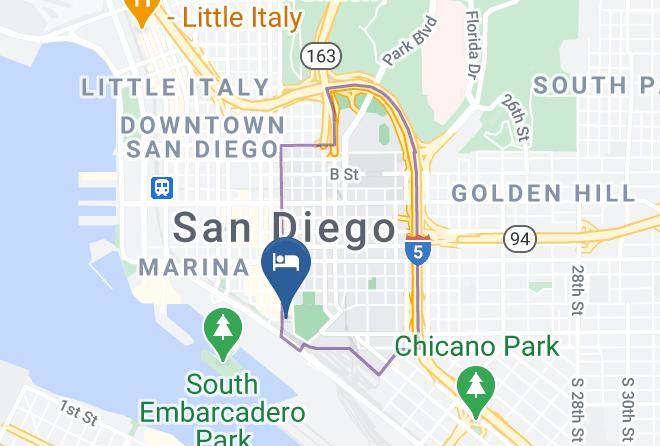 San Diego - Omni San Diego Hotel Maps