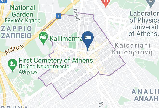 Central Athens - Omnia Family Home Central Athens Maps