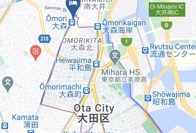 Ota Ward - Omori Tokyu Rei Hotel Maps