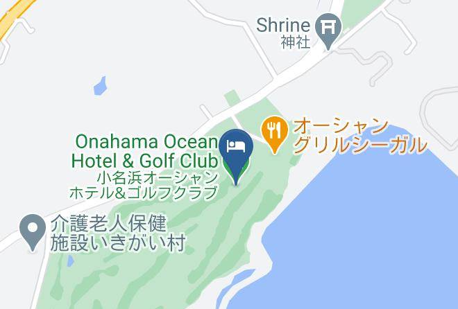 Iwaki City - Onahama Ocean Hotel & Golf Club Maps