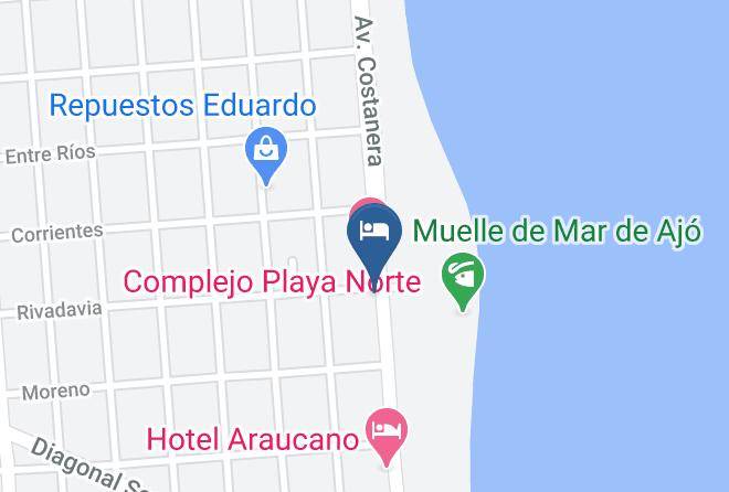 Mar Del Tuyu - Onais Hotel Maps