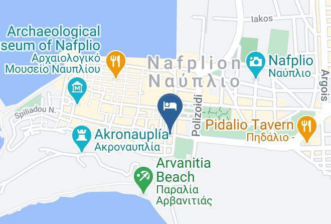 Argolis - Onar Pension Maps