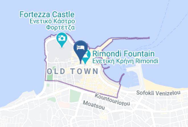 Rethimni - Onar Superior Suites Maps