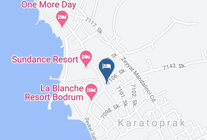 Bodrum - Onat Hotel Maps