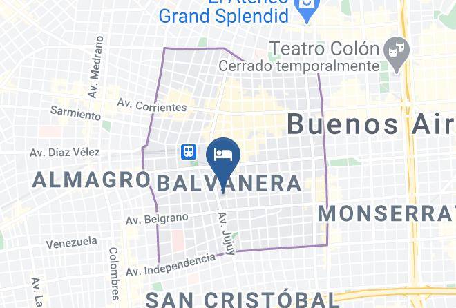 Balvanera - Once Plaza Hotel Maps