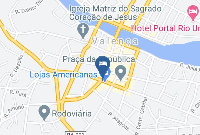 Valenca - Hotel Onda Azul Maps