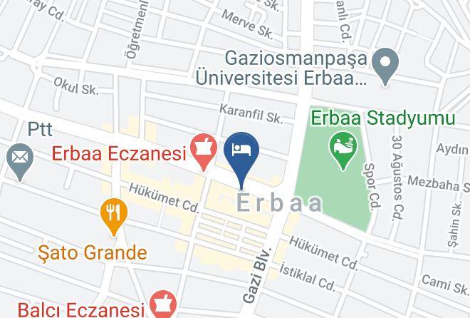 Erbaa - Onder Otel Erbaa Maps