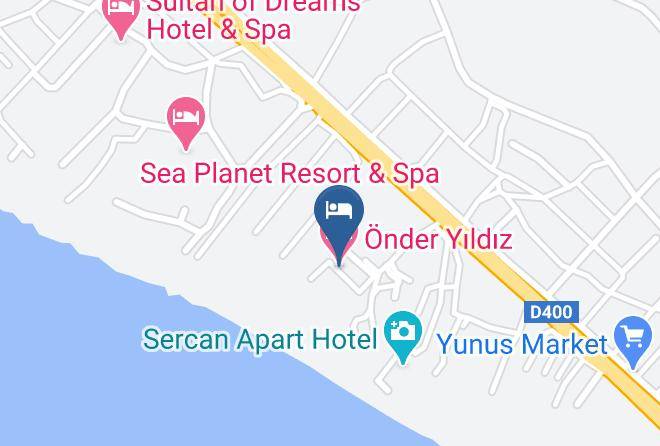 Onder Yildiz Hotel Map