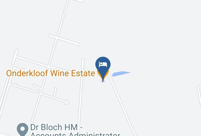 City Of Cape Town - Onderkloof Wine Estate Maps
