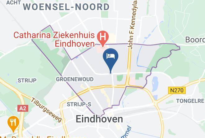 Eindhoven - Onderwijshotel De Rooi Pannen Eindhoven Maps