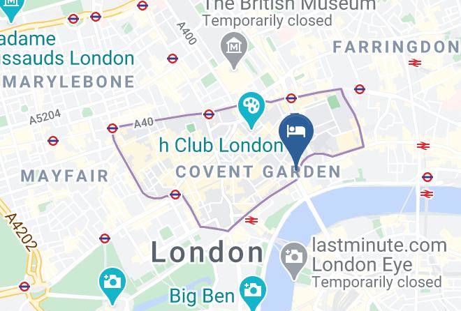 London - One Aldwych Hotel Maps