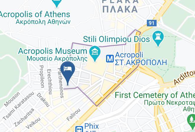 Central Athens - One Breath From The Acropolis Maps