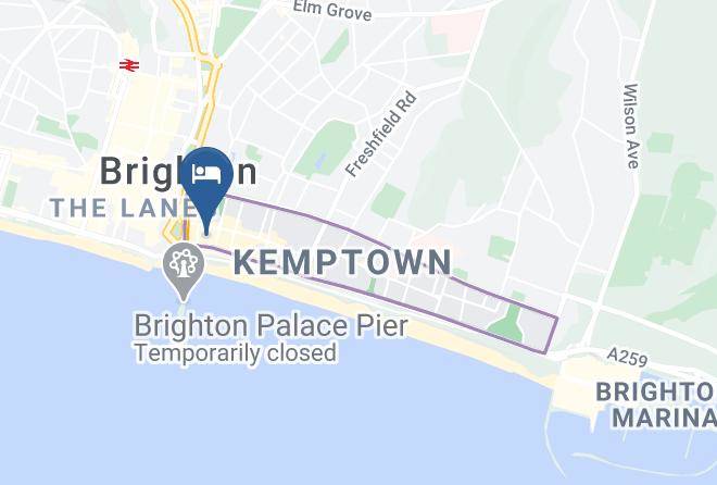 Brighton And Hove - One Broad Street Maps
