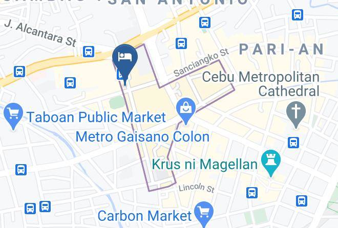 Cebu - One Central Hotel Maps
