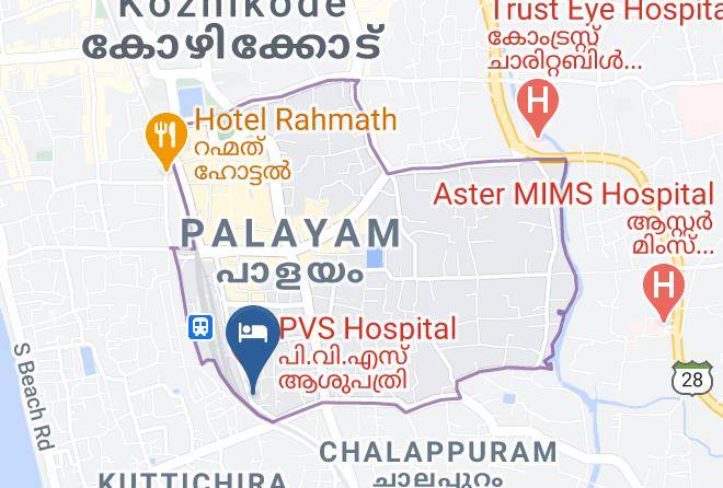 Kozhikode - One Day Palace Maps