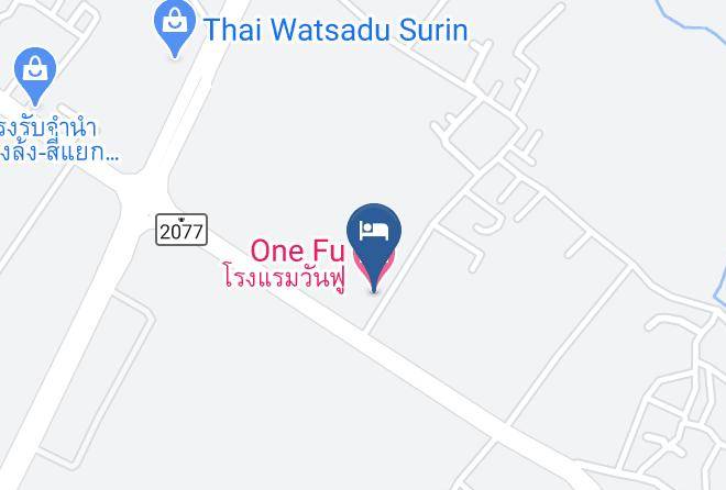Amphoe Mueang Surin - One Fu Hotel Maps