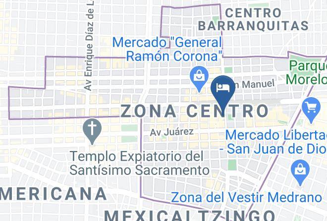 Guadalajara - One Guadalajara Centro Historico Maps