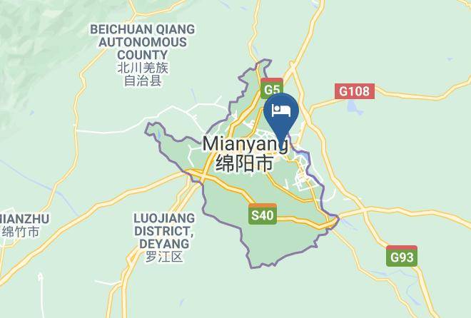 Mianyang - One Hundred Percent Business Hotel Maps