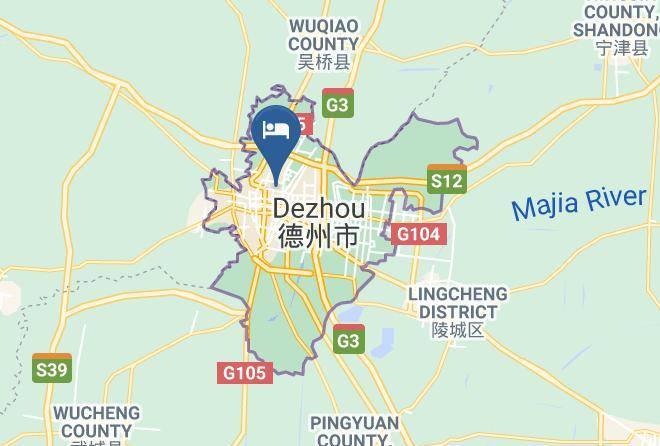 Dezhou - One Leaf Lan Hotel Maps
