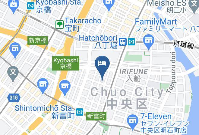 Chuo Ward - One More Heart Maps