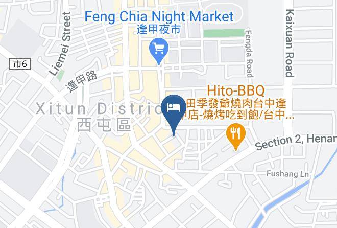 Xitun District Fengchia Night Market - One Night In Fengjia Maps