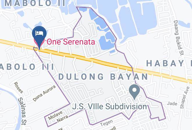 One Serenata Hotel Map