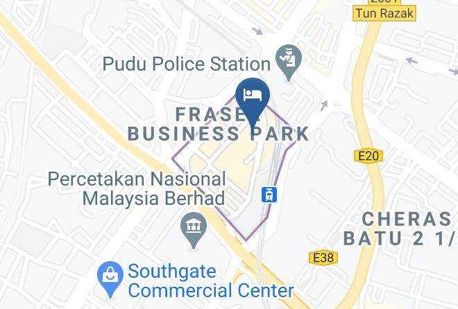 Kuala Lumpur - One Stop Residence Hotel & Office Maps