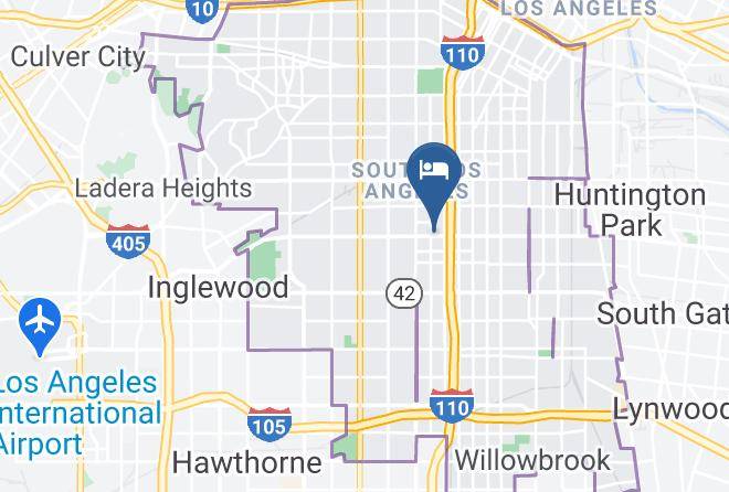 Los Angeles - One Ten Motel Maps