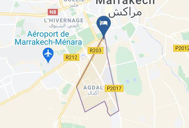 Marrakesh - Riad One Thousand & One Nights Maps