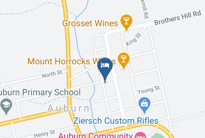 Clare And Gilbert Valleys - One Tree Bed And Breakfast The Suite Maps