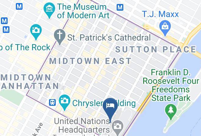 New York - Millennium Hilton New York One Un Plaza Maps