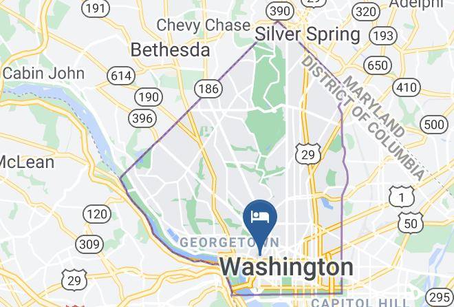 City Of Washington - One Washington Circle Hotel Maps