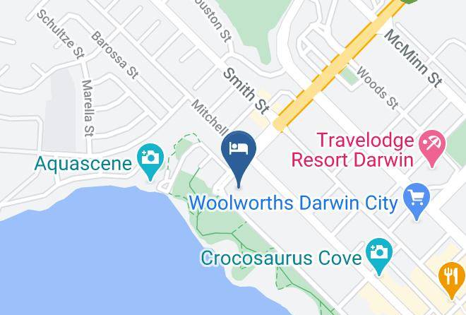 Darwin - One30 Esplanade Maps