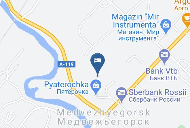 Medvezhyegorsky District - Onega Hotel Maps