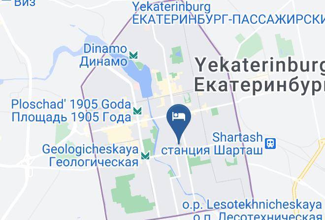 Yekaterinburg - Onegin Hotel Maps