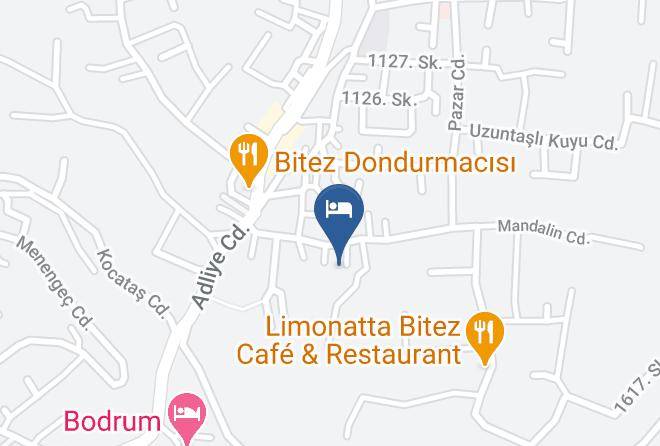 Bodrum - Onemli Hisar Otel Maps