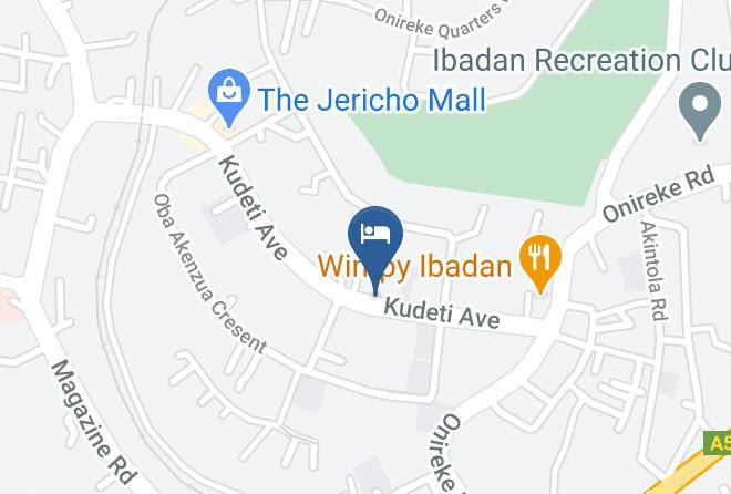 Ibadan - Onireke Hotel Limited Maps