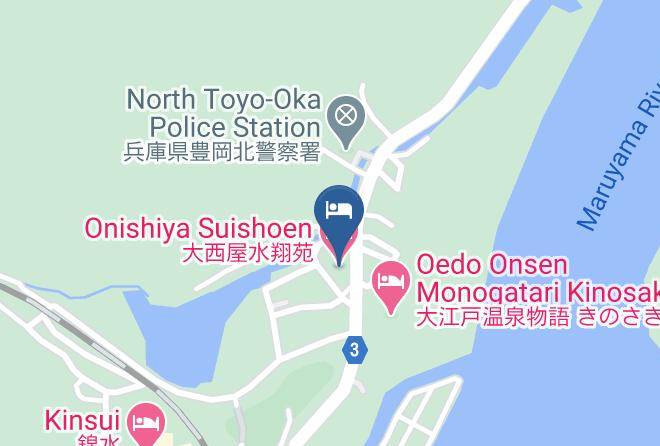 Toyooka City - Onishiya Suishoen Maps