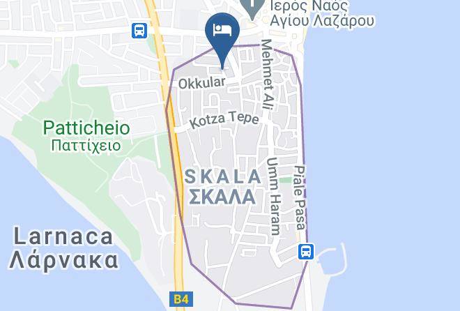 Larnaca - Onisillos Hotel Maps