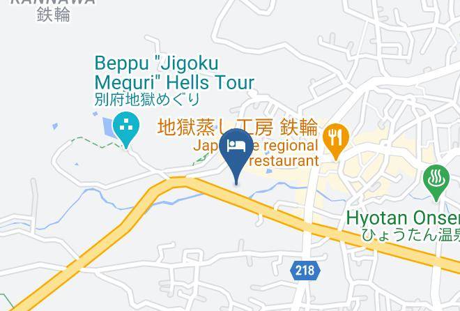 Beppu City - Oniyama Hotel Maps