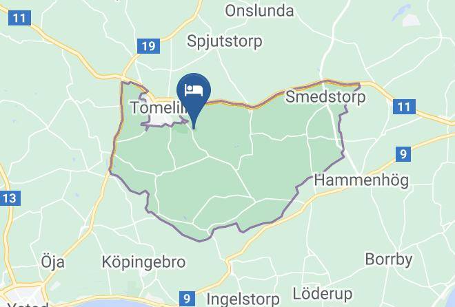 Tomelilla - Onkel Enkels Pensionat & Cafe Maps