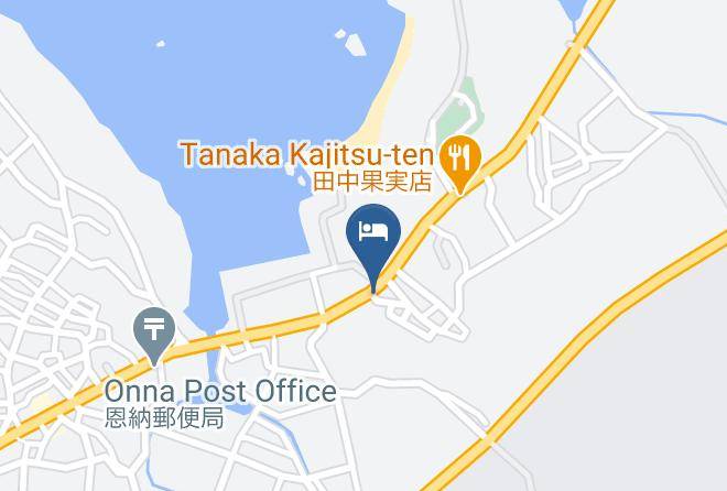 Onna Vil Kunigami District - Onna Japanese Style Hotel Hokkaisou Maps