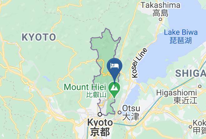 Kyoto City Sakyo Ward - Ono Sanso Maps