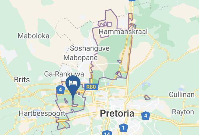 City Of Tshwane - Ons Plek Country Kitchen Maps