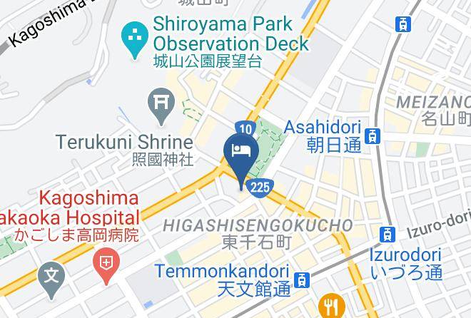 Kagoshima City - Onsen Hotel Nakahara Bessou Maps
