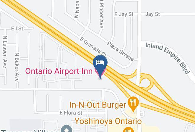 San Bernardino - Ontario Airport Inn Maps