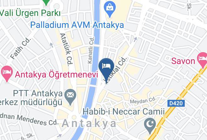 Antakya - Onur Hotel Maps