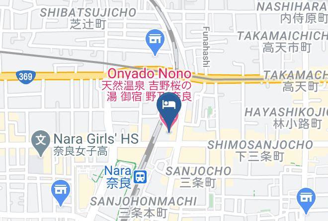 Nara City - Onyado Nono Maps