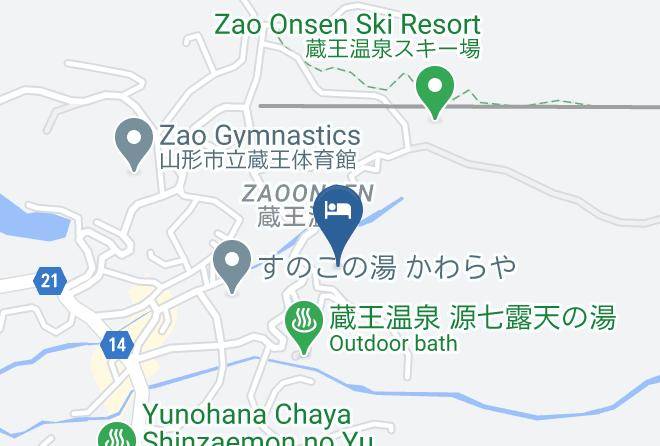 Yamagata City - Oohira Hotel Maps